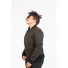Dovetail Workwear Evaleen Trucker Jacket - Dark Grey XL DWF19OW3-021-XL